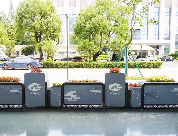 商業步行街定制花箱浙江甯波案例